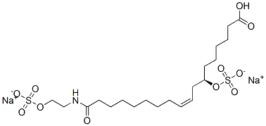 CAS#: 94135-45-2, [R-(Z)]-12-(Sulfooxy)-N-[2-(Sulfooxy)Ethyl]-9-Octadecenamide Disodium Salt