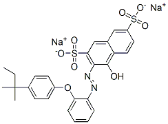CAS#: 94158-04-0, Disodium 4-Hydroxy-3-[[2-[4-(Tert-Pentyl)Phenoxy]Phenyl]Azo]Naphthalene-2,7-Disulphonate