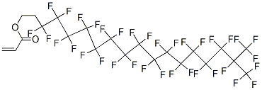CAS 登录号：94158-63-1， 3,3,4,4,5,5,6,6,7,7,8,8,9,9,10,10,11,11,12,12,13,13,14,14,15,15,16,16,17,18,18,18-三十二氟-17-(三氟甲基)十八烷基丙烯酸酯