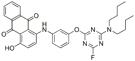 CAS 登录号：94160-39-1， 1-[[3-[[4-(二丁基氨基)-6-氟-1,3,5-三嗪-2-基]氧基]苯基]氨基]-4-羟基蒽醌