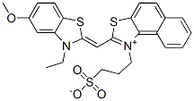 CAS#: 94166-45-7, 2-[(3-Ethyl-5-Methoxy-2(3H)-Benzothiazolylidene)Methyl]-1-(3-Sulfopropyl)-Naphtho[1,2-d]Thiazolium Inner Salt