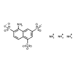 CAS 登录号：94166-67-3， 三铵5-氨基萘-1,3,6-三磺酸酯