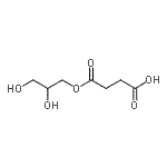 CAS#: 94199-49-2, 4-(2,3-Dihydroxypropoxy)-4-oxobutanoic acid