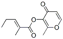 CAS#: 94199-66-3, 2-Methyl-4-Oxo-4H-Pyran-3-Yl 2-Methyl-Pent-2-En-1-Oate