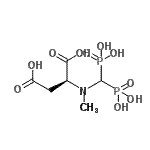 CAS 登录号：94200-64-3， (2S)-2-(二膦酰甲基-甲基-氨基)丁二酸