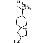 CAS 登录号：94200-94-9， 8-(1,1-二甲基丙基)-2-甲基-4-氧杂螺[4.5]癸烷