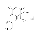 CAS#: 94201-49-7, sodium 1-benzyl-5,5-diethyl-4,6-dioxo-pyrimidin-2-olate