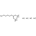 CAS#: 94202-05-8, tetraammonium N,N-bis(phosphonatomethyl)hexan-1-amine