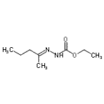 CAS 登录号：942040-13-3， 乙基(2E)-2-(2-戊烷亚基)肼羧酸酯
