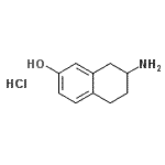 CAS#: 942077-83-0, 7-Amino-5,6,7,8-tetrahydro-2-naphthalenol hydrochloride (1:1)
