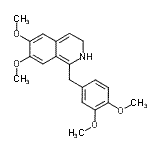CAS 登录号：94213-55-5， 1-(3,4-二甲氧基苄基)-6,7-二甲氧基-2,3-二氢异喹啉