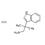CAS#: 942148-13-2, 2-(1H-Indol-3-yl)-2-methyl-1-propanamine hydrochloride (1:1)
