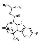 CAS#: 942148-30-3, Isopropyl 8-fluoro-1,1-dimethyl-1,2,3,6-tetrahydroazepino[4,5-b]indole-5-carboxylate