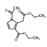 CAS#: 942205-97-2, Ethyl 1-acetyl-2-(2-ethoxy-2-oxoethyl)-1H-pyrrole-3-carboxylate