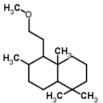 CAS 登录号：94231-52-4， 5-(2-甲氧基乙基)-1,1,4a,6-四甲基-十氢萘