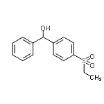 CAS#: 94231-70-6, (4-ethylsulfonylphenyl)-phenyl-methanol
