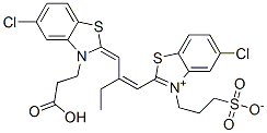 CAS#: 94232-70-9, 2-[2-[[3-(2-Carboxyethyl)-5-Chloro-2(3H)-Benzothiazolylidene]Methyl]-1-Buten-1-Yl]-5-Chloro-3-(3-Sulfopropyl)-Benzothiazolium Inner Salt