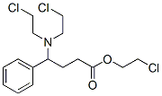CAS 登录号：94236-91-6， 2-氯乙基 4-[双(2-氯乙基)氨基]苯基丁酸酯