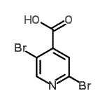 CAS 登录号：942473-59-8， 2,5-二溴异烟酸