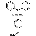 CAS#: 94257-09-7, 4-Methoxy-N,N-diphenylbenzenesulfonamide