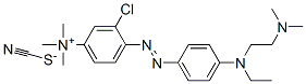 CAS#: 94276-17-2, 3-Chloro-4-[[4-[[2-(Dimethylamino)Ethyl]Ethylamino]Phenyl]Azo]-N,N,N-Trimethylanilinium Thiocyanate