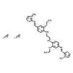 CAS 登录号：94276-18-3， N,N'-二[2-乙氧基-4-(3-甲基噻唑-3-鎓-2-基)偶氮-苯基]乙烷-1,2-二胺二硫氰酸酯