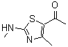 CAS#: 94284-66-9, 1-[4-Methyl-2-(methylamino)-1,3-thiazol-5-yl]ethanone