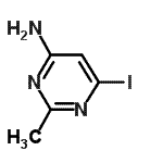 CAS#: 943006-46-0, 6-Iodo-2-methyl-4-pyrimidinamine