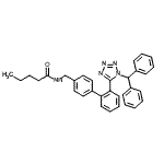 CAS#: 943019-63-4, N-({2'-[1-(Diphenylmethyl)-1H-tetrazol-5-yl]-4-biphenylyl}methyl)pentanamide