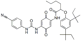 CAS#: 94313-65-2, 2-[2,4-Bis(1,1-Dimethylpropyl)Phenoxy]-N-[4-[[[(4-Cyanophenyl)Amino]Carbonyl]Amino]-3,6-Dioxocyclohexa-1,4-Dien-1-Yl]Hexanamide