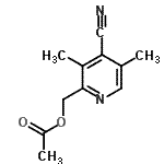 CAS#: 943315-15-9, (4-Cyano-3,5-dimethyl-2-pyridinyl)methyl acetate