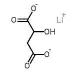CAS 登录号：94333-48-9， 2-羟基-丁二酸酯锂盐(1:1)