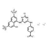 CAS#: 94349-49-2, disodium 4-[[4-chloro-6-[(8-hydroxy-3,6-disulfonato-1-naphthyl)amino]-1,3,5-triazin-2-yl]amino]benzoate