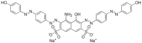 CAS#: 94386-24-0, Disodium 4-Amino-5-Hydroxy-3,6-Bis[[4-[(4-Hydroxyphenyl)Azo]Phenyl]Azo]Naphthalene-2,7-Disulphonate