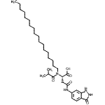 CAS 登录号：94405-95-5， (2S)-2-(2-甲基丙烷酰基-十八烷基-氨基)-4-氧代-4-[(3-氧代-1,2-二氢吲唑-6-基)氨基]丁酸