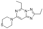 CAS#: 94415-03-9, 2,5-Diethyl-7-(4-thiomorpholino)-1,2,4-triazolo[1,5-c]pyrimidine