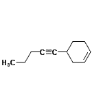 CAS#: 94426-46-7, 4-(1-Pentyn-1-yl)cyclohexene