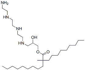 CAS#: 94442-08-7, 3-[[2-[[2-[(2-Aminoethyl)Amino]Ethyl]Amino]Ethyl]Amino]-2-Hydroxypropyl 2-Methyl-2-Nonylundecanoate