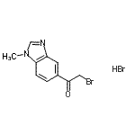 CAS#: 944450-78-6, 2-Bromo-1-(1-methyl-1H-benzimidazol-5-yl)ethanone hydrobromide (1:1)