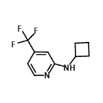 CAS 登录号：944580-79-4， N-环丁基-4-(三氟甲基)-2-吡啶胺