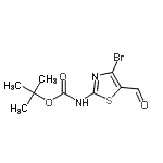 CAS 登录号：944805-17-8， 2-甲基-2-丙基(4-溴-5-甲酰基-1,3-噻唑-2-基)氨基甲酸酯