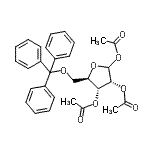 CAS#: 94482-37-8, [(3R,4R,5R)-3,4-diacetoxy-5-(trityloxymethyl)tetrahydrofuran-2-yl] acetate