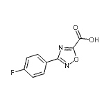 CAS 登录号：944896-51-9， 3-(4-氟苯基)-1,2,4-恶二唑-5-羧酸