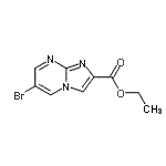 CAS#: 944896-67-7, Ethyl 6-bromoimidazo[1,2-a]pyrimidine-2-carboxylate