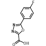 CAS#: 944898-08-2, 5-(4-Fluorophenyl)-1,3,4-oxadiazole-2-carboxylic acid