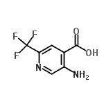 CAS#: 944900-27-0, 5-Amino-2-(trifluoromethyl)isonicotinic acid
