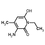 CAS#: 94492-81-6, 3-Amino-1-ethyl-6-hydroxy-4-methyl-2(1H)-pyridinone