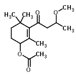 CAS#: 945426-70-0, 3-(3-Methoxybutanoyl)-2,4,4-trimethyl-2-cyclohexen-1-yl acetate