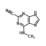 CAS#: 945565-57-1, 6-methylamino-9H-purine-2-carbonitrile
