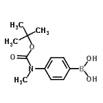 CAS#: 945756-49-0, [4-(Methyl{[(2-methyl-2-propanyl)oxy]carbonyl}amino)phenyl]boronic acid